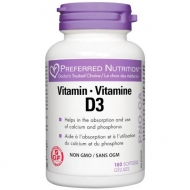 D3 vitamin 1000 IU Preferred Nutrition Webber Naturals D3 vitamin 1000 IU Preferred Nutrition Webber Naturals