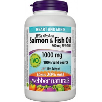 Omega-3 Salmon & Fish 1000 mg Webber Naturals
