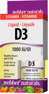 D3 vitamín 1000 IU kvapky Webber Naturals